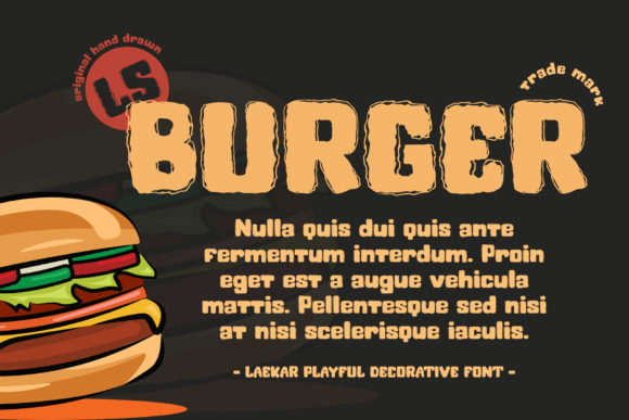 Laekar Font PNG with transparent background - Preview 1