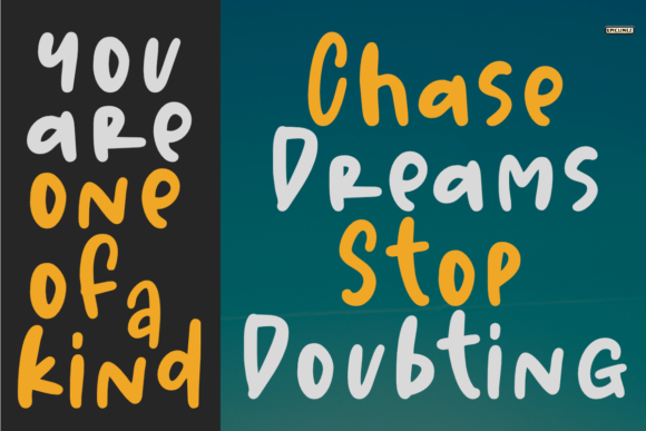 Night Blazer Font PNG with transparent background - Preview 2