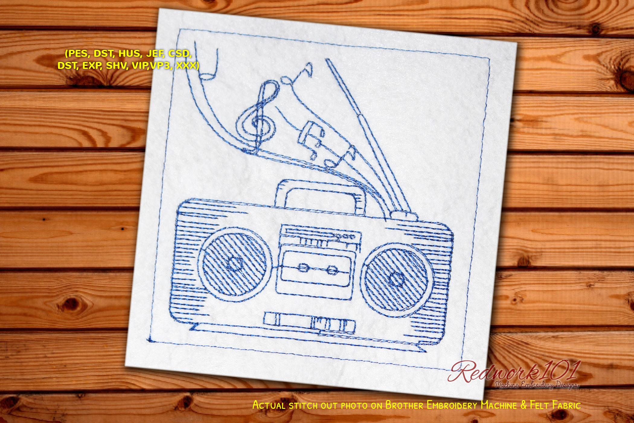 Old Cartoon Radio Redwork