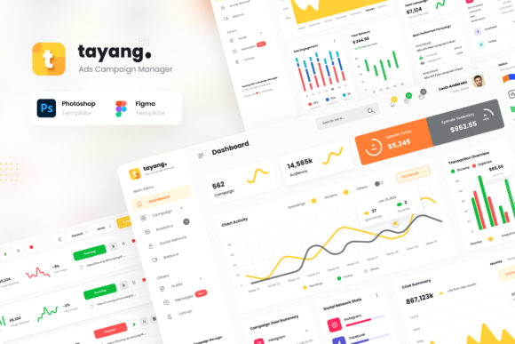 Tayang - Ad Manager Admin Dashboard UI