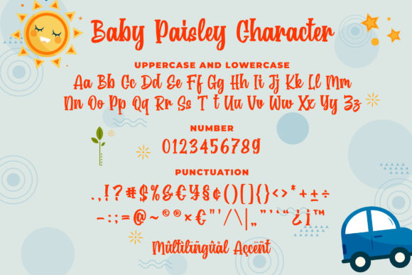 Baby Paisley Font - Preview 6
