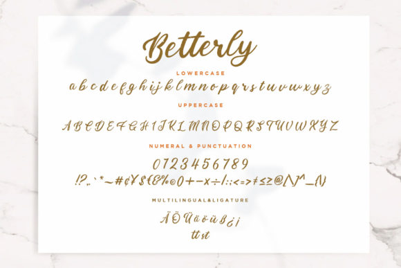 Betterly Font - Preview 6