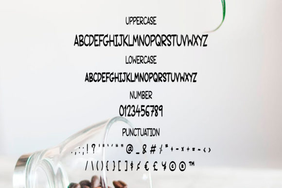 Coffee Factory Font - Preview 2