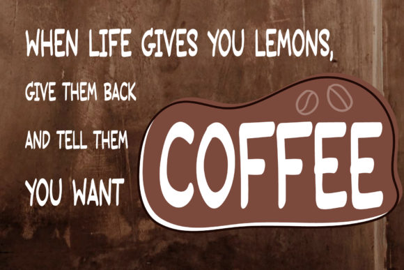 Coffee Factory Font - Preview 3