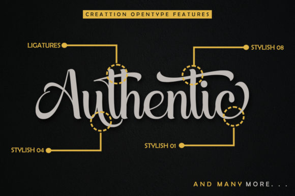 Creattion Font - Preview 3