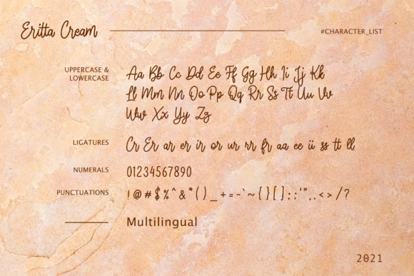 Eritta Cream Font - Preview 6