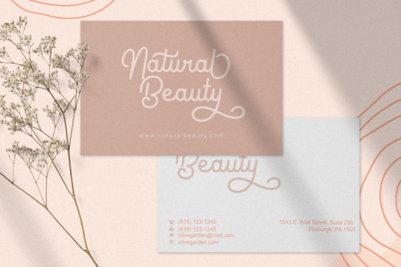 Fioretta Font PNG with transparent background - Preview 5