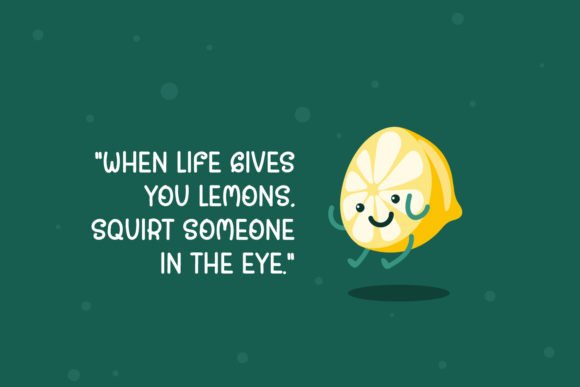 Fresh Drinks Font - Preview 1