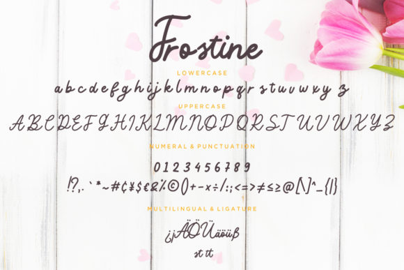 Frostine Font - Preview 6