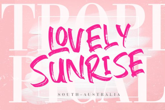 Gebrush Font - Preview 2