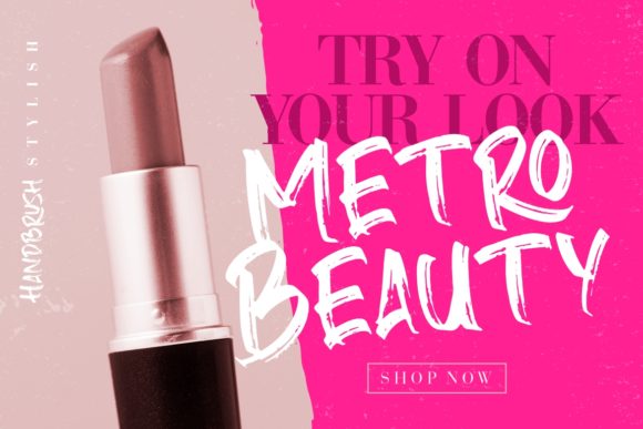 Gebrush Font - Preview 3