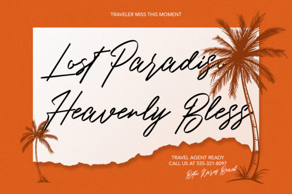 Hasta Lovista Font font preview - 1