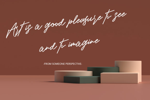 Hasta Lovista Font font preview - 4