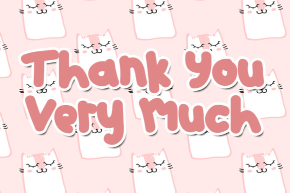 Kiko Milk Font PNG with transparent background - Preview 3