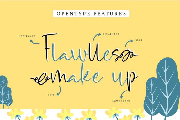 La Fillea Font PNG with transparent background - Preview 3
