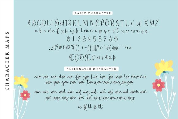 La Fillea Font PNG with transparent background - Preview 4