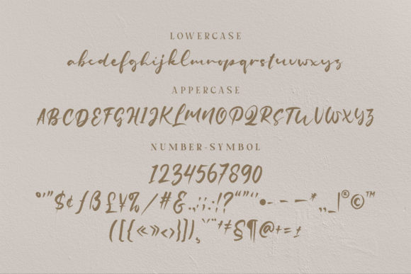 Lallono Font font preview - 1