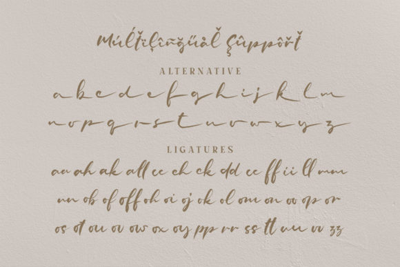 Lallono Font font preview - 2