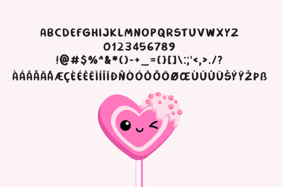 Love Taking Font PNG with transparent background - Preview 4