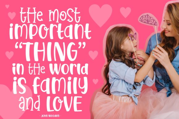 Lovely Princess Font PNG with transparent background - Preview 1