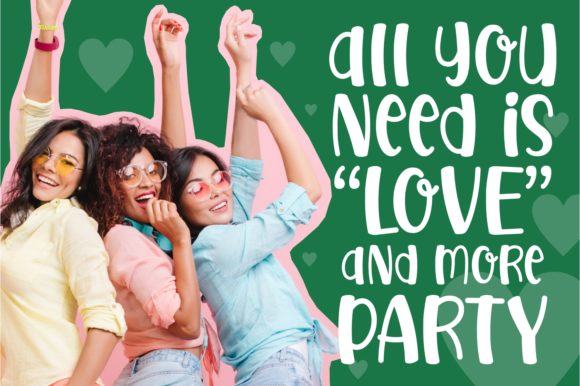 Lovely Princess Font PNG with transparent background - Preview 4