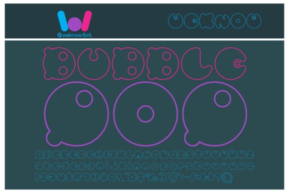 Master Panda Font PNG with transparent background - Preview 2