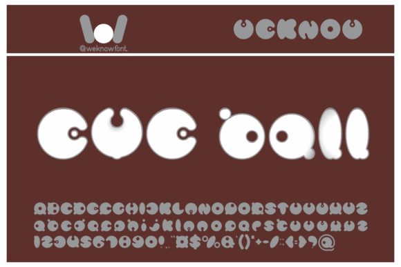 Master Panda Font PNG with transparent background - Preview 3