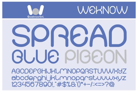 Merpati Putih Font PNG with transparent background - Preview 1