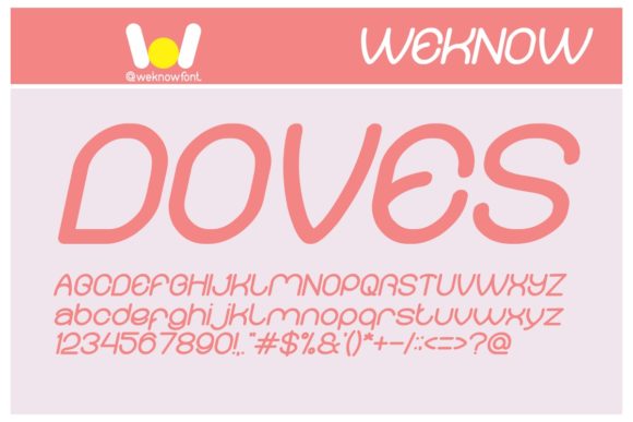Merpati Putih Font PNG with transparent background - Preview 2
