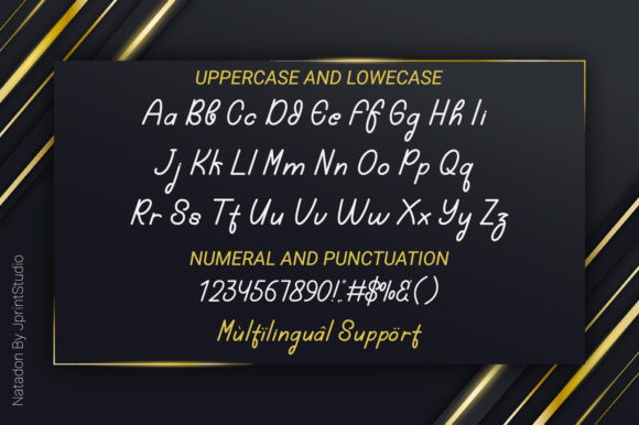 Natadon Font PNG with transparent background - Preview 6