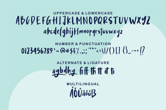 Pasgal Font PNG with transparent background - Preview 5