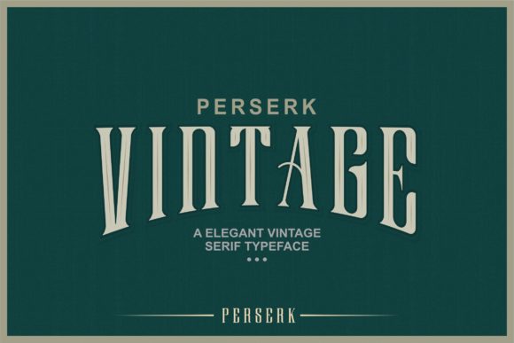 Perserk Font PNG with transparent background - Preview 1