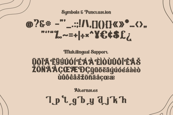 Quirky Bay Font PNG with transparent background - Preview 2
