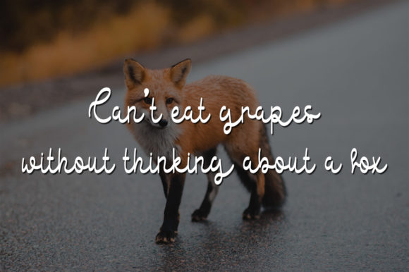 Red Fox Font PNG with transparent background - Preview 2