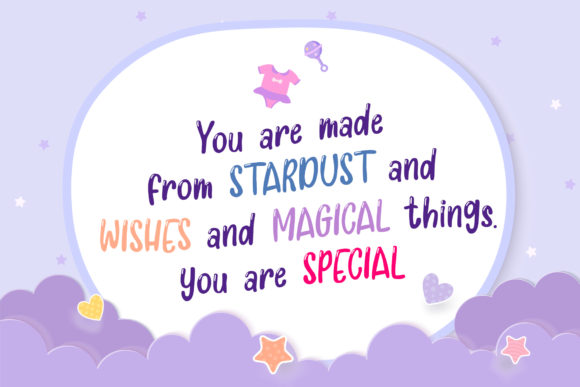 Baby Smooch Font PNG with transparent background - Preview 1
