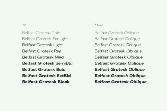 Belfast Grotesk Font - Preview 3