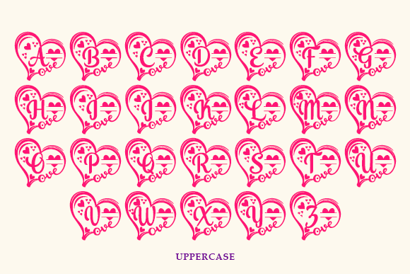 Belinda Monogram Font - Preview 3