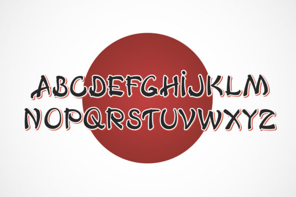 Japanese Font PNG with transparent background - Preview 1