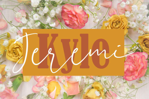 Kandita Font PNG with transparent background - Preview 6