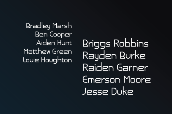 Rabeeca Font PNG with transparent background - Preview 4