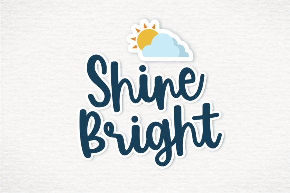 Rainy Vibes Font PNG with transparent background - Preview 4