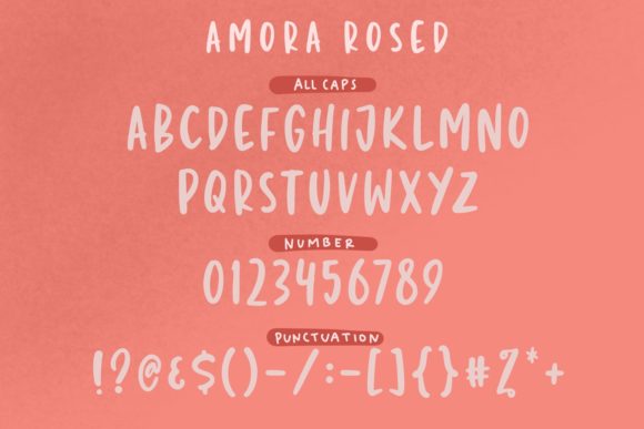 Amora Rosed Font - Preview 2