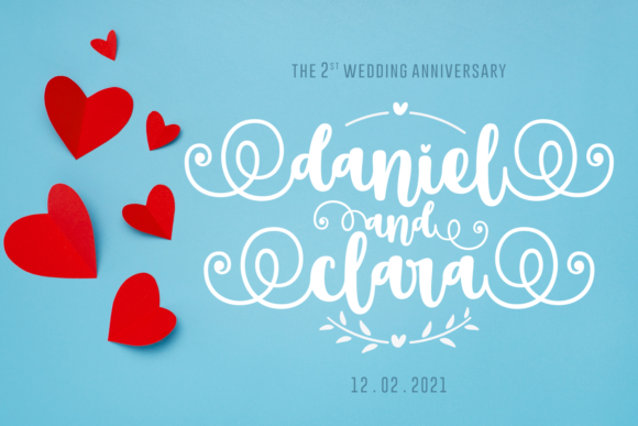 Back to Valentine Love Font - Preview 1