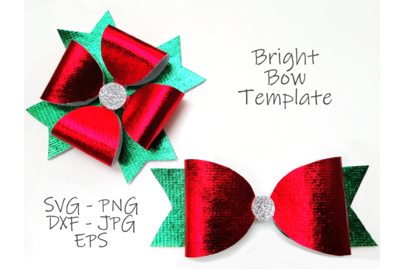 Bright Bow Template Svg Bundle Svg Png Graphics