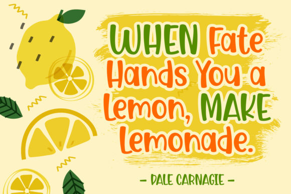 Cream Lemonade Font - Preview 1