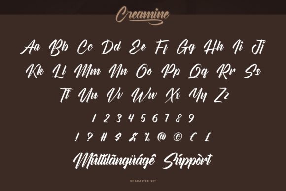 Creamine Font - Preview 4