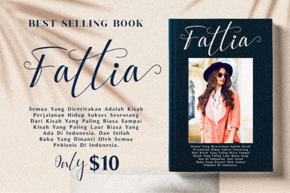 Fattia Font PNG with transparent background - Preview 2