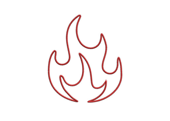 Flame Applique