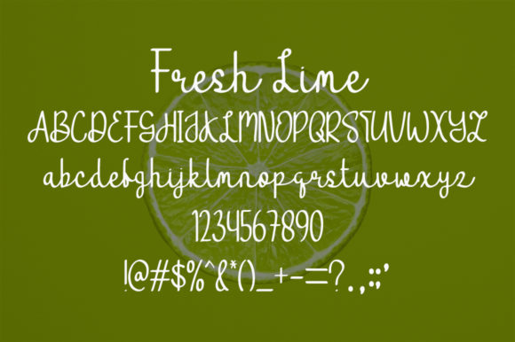 Fresh Lime Font - Preview 4