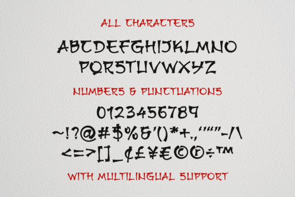 Hirokawa Font PNG with transparent background - Preview 6